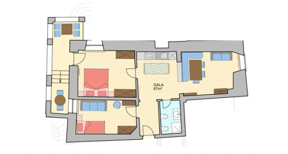 Kreuzwegerhof-Nals apartments Gala 