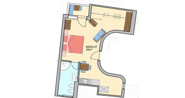 Kreuzwegerhof-Nals apartments Merlot 